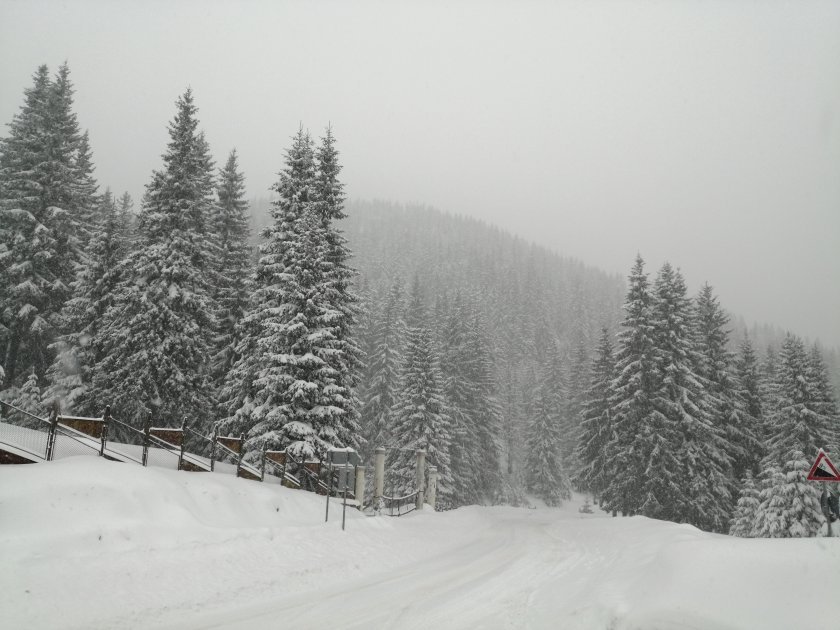 more than new snow cover south bulgarian region smolyan