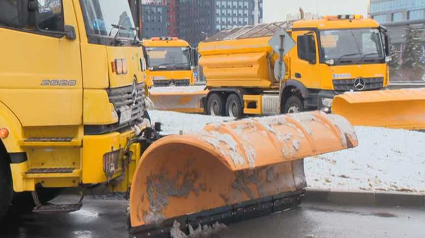 snow sofia anti icing applied roads mountainous areas city