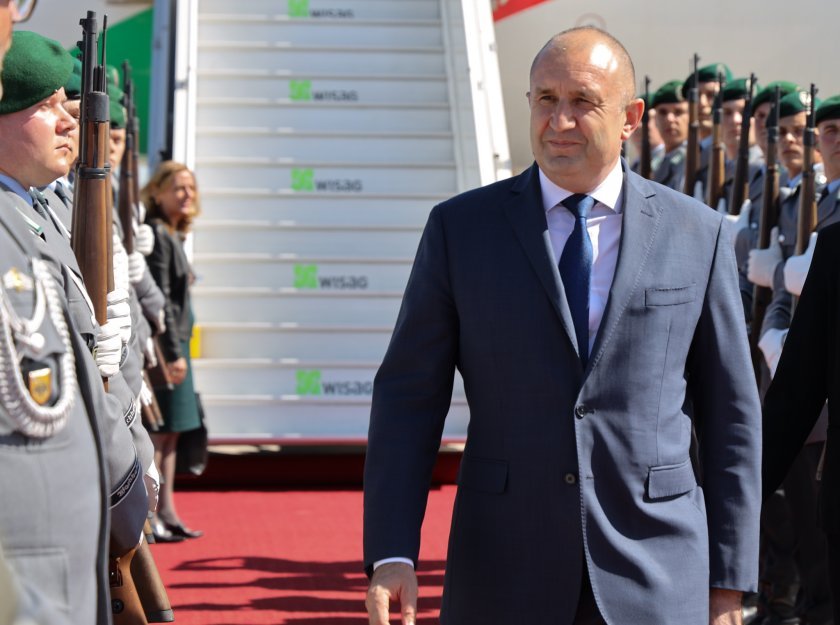 meeting between bulgariarsquos president rumen radev his german counterpart began