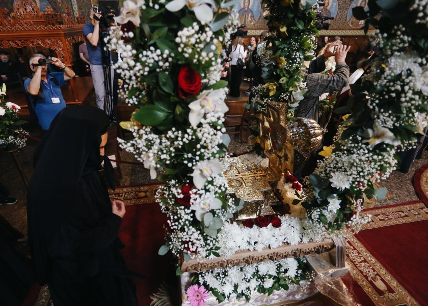 relics saints cyril methodius welcomed sofia