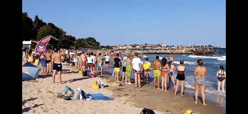 off duty lifeguards save three people drowning nessebar