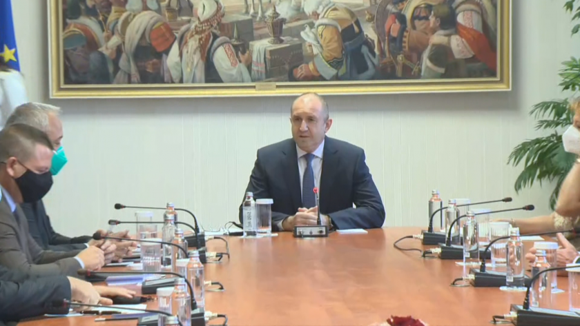 president radev active information campaign machine voting needed