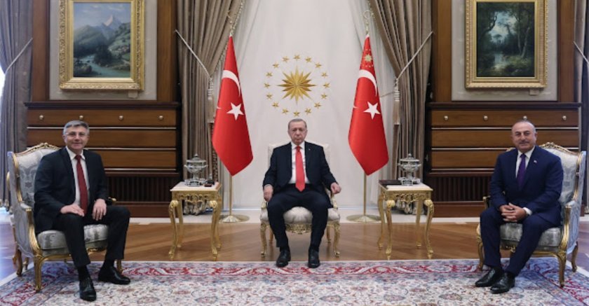 mrf leader mustafa karadayi key meeting turkeyrsquos president erdogan