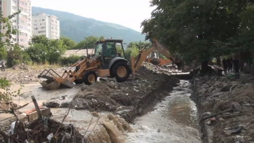 after repeated flooding karlovo dikes being built affected areas cleaned