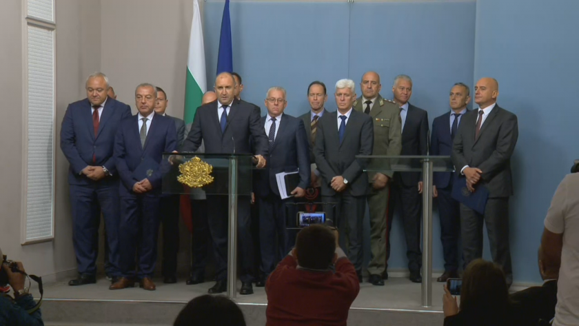 president radev currently there direct military threat bulgaria