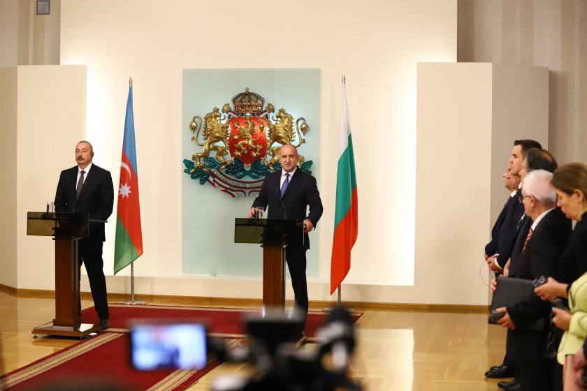 bulgarian enterprises receive gas directly azerbaijan discussed radev aliyev