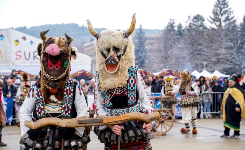 mummers festival surva returned pernik after three year absence pictures