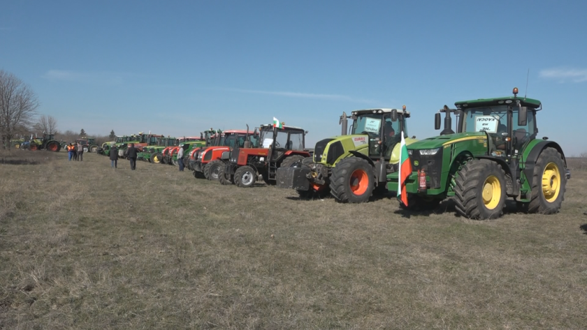 Grain producers blocked Rousse-Pleven road (update)