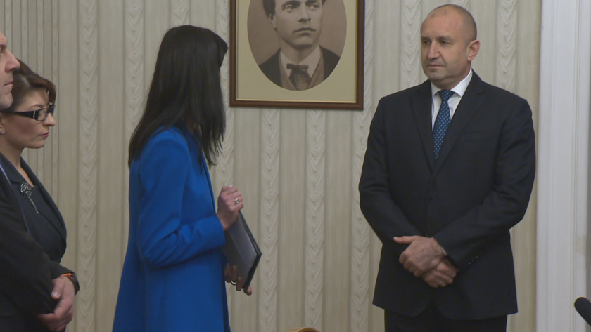 designate mariya gabriel returned empty folder first mandate president radev update