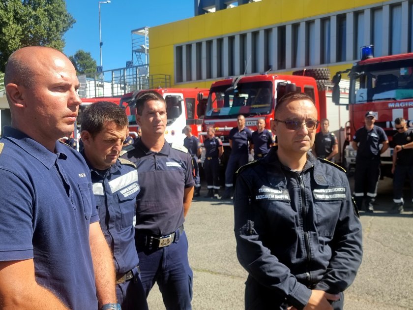 The Bulgarian team of 36 firefighters returned from mission in Greece