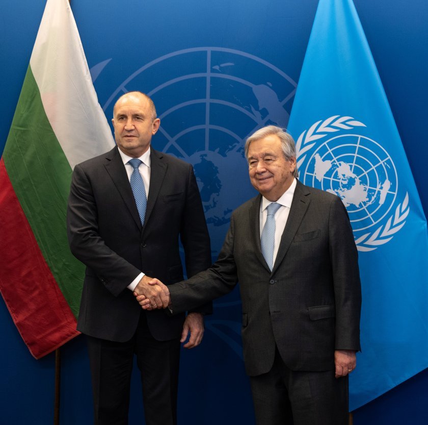 Rumen Radev to Antonio Guterres: Security Council reform is imperative