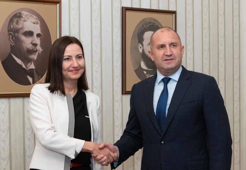 President Rumen Radev met with EU Commissioner Iliana Ivanova