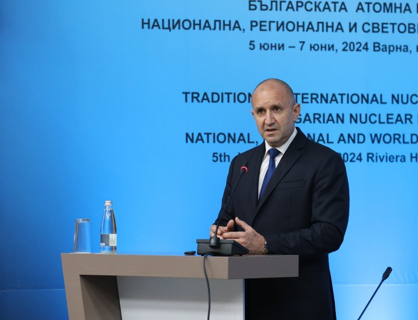 President Radev: Bulgaria should continue to develop nuclear energy