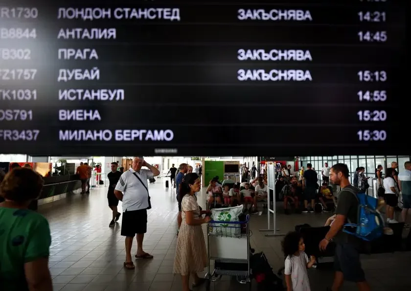 Sofia Airport announced unexpected technical problem with the information monitors of the two terminals