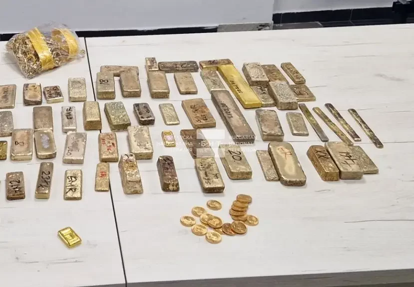 Customs officers at Kapitan Andreevo check point seized more than 120 kg of gold