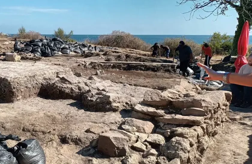 Third temple discovered during excavations on the island of 'Saints Kirik and Julita' near Sozopol