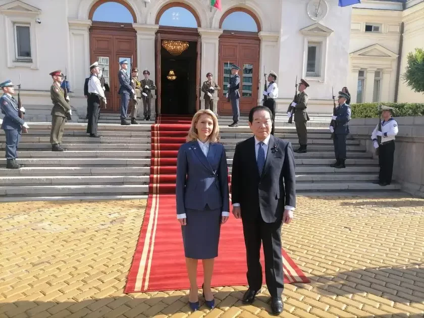 Speaker of Japan’s House of Representatives Fukushiro Nukaga visits Bulgaria