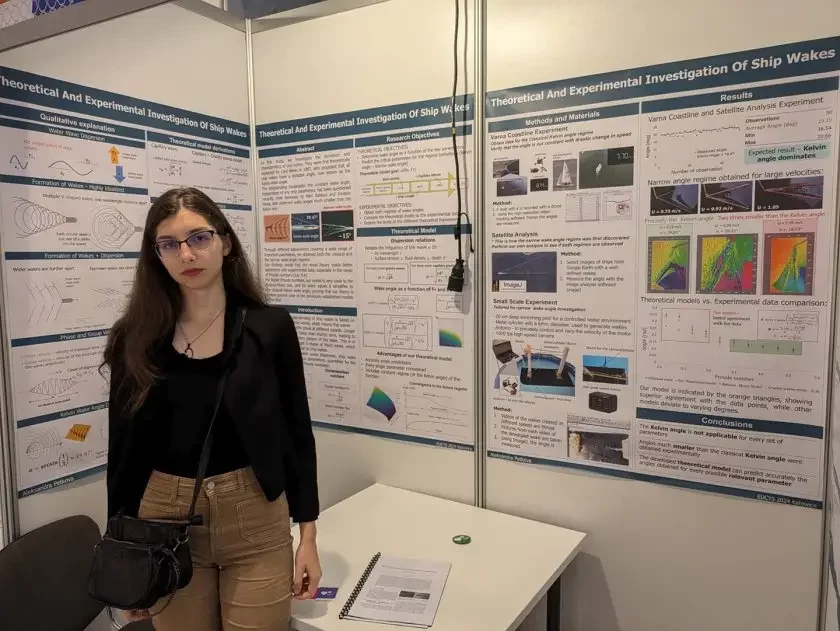 Bulgarian student won first prize in the EU Contest for Young Scientists and will visit Nobel Week