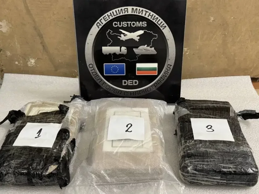 Bulgarian customs seize cocaine worth more than 1 million BGN