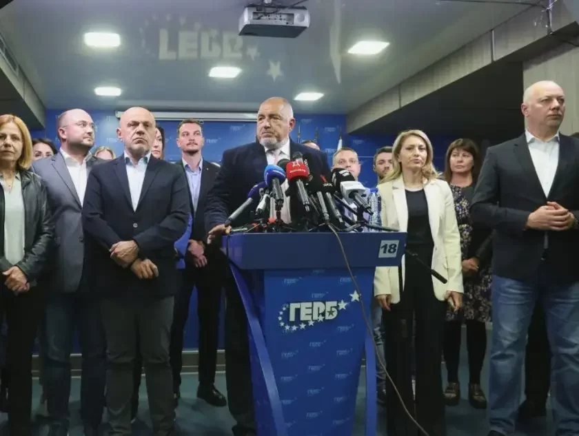 GERB-UDF leader Boyko Borissov: All parties in the next Parliament are potentially our partners, except for 'Vazrazhdane'