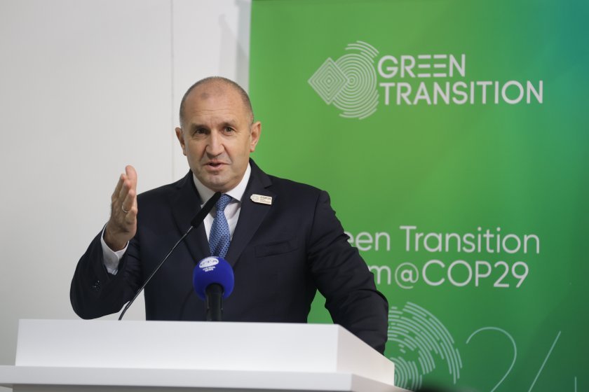 President Radev in Baku: Climate change requires urgent action and attention from all of us