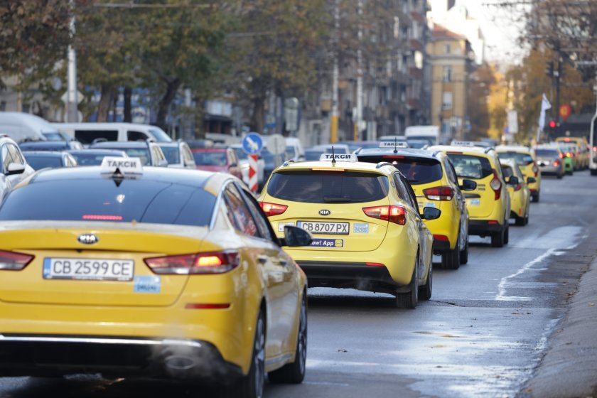 Nearly 20,000 taxi drivers in Bulgaria protested over the spike in the premium of compulsory third party insurance