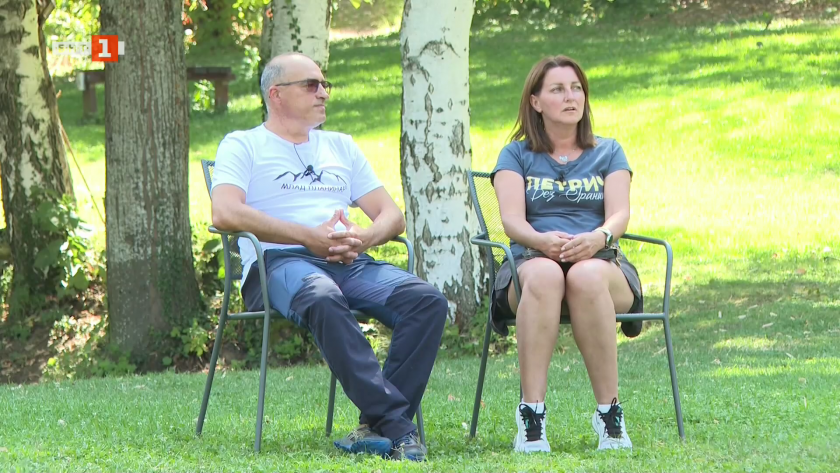 Планинарите Гери и Иван от Петрич