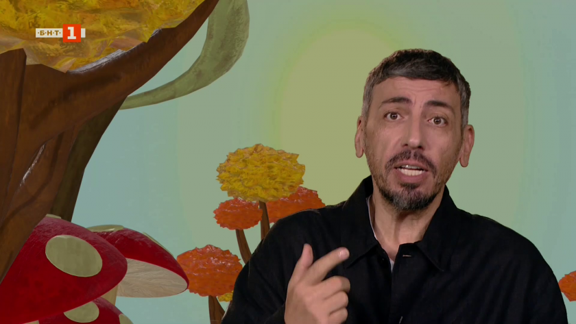 Геро разказва приказката "Котаракът на баба Яга"