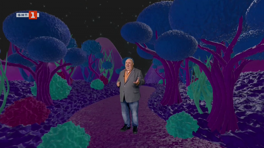 Любо Нейков разказва приказката "Магьосникът Пух и неговият ученик"