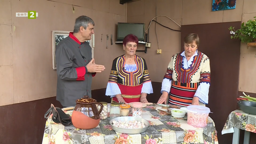 Туршия с чесън, клин чорба и кавърма от с. Долни Раковец