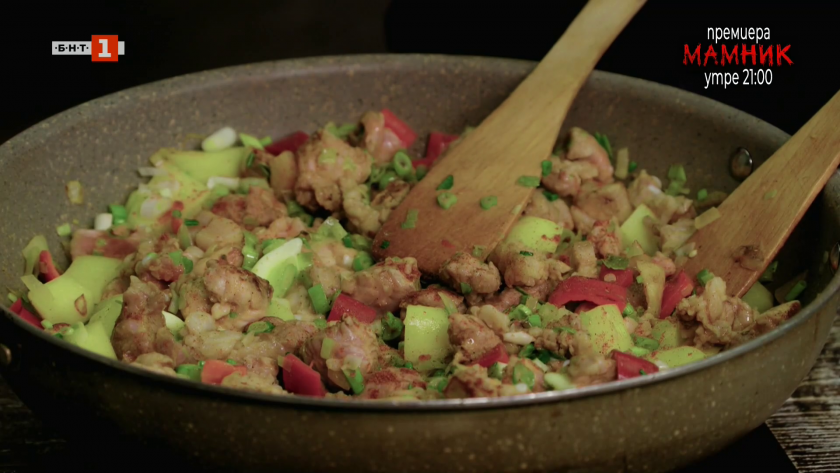 Домашно свинско на фурна и тепси кебап