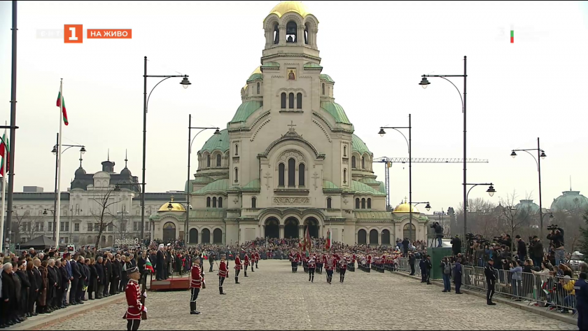 Церемония по издигане на Националното знаме на Република България - 3 март 2026