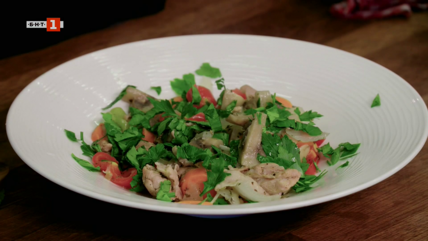 Селска пилешка кавърма и пилешки пържоли "Капрезе"