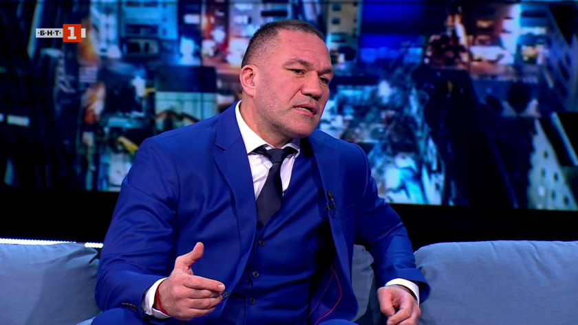 Кубрат Пулев и Лилия Абаджиева във "Вечерното шоу