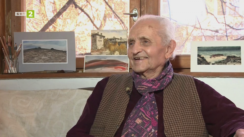 Сава Цоновски - най-възрастният професионален художник в България