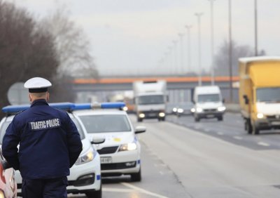 Traffic police starts operation to check adherence to speed limits and pedestrians safety rules