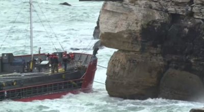 The sailors from the stranded ship, “Vera Su”, have been brought ashore