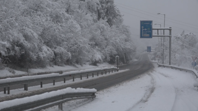 Snowfall caused traffic disruptions in Central and Northern Bulgaria