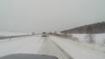 Multi-vehicle crash closes a section of Trakya motorway