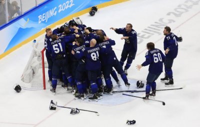 Финландия с историческа титла, детронира Русия в хокея на лед в Пекин