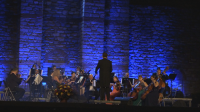 Vienna Schonbrunn Orchestra performed at Tsarevets Fortress in Bulgaria's Veliko Tarnovo