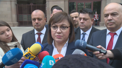 BSP leader after the consultations with President: We will not support a mandate of GERB, MRF or "Vazrazhdane"