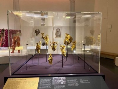 Panagyurishte Gold Treasure on display in the British Museum in London