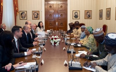 Bulgaria's President meets with Nigeria's Minister of State for Industry, Trade and Investment