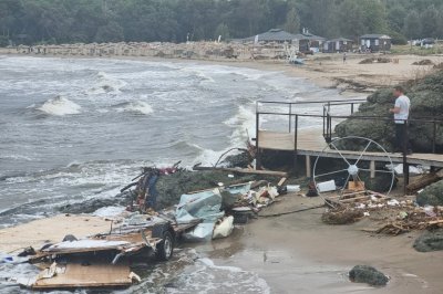 Bulgaria's southern Black Sea coast is recovering from the flooding