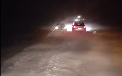 Dobrich - General Toshevo road is closed for traffic due to snowfall and strong winds