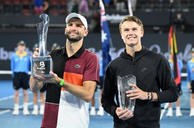 Bulgarian tennis player Grigor Dimitrov beats Holger Rune and wins his second title in Brisbane