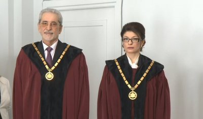 Desislava Atanasova and Borislav Belazelkov were sworn in as Constitutional Court judges
