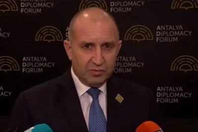 Bulgaria’s President Rumen Radev participates in 3rd Antalya Diplomacy Forum.