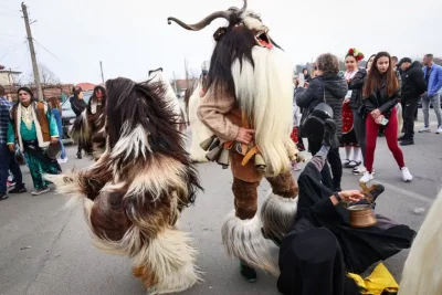Mummers’ play held in the town of Sredets (see pics)